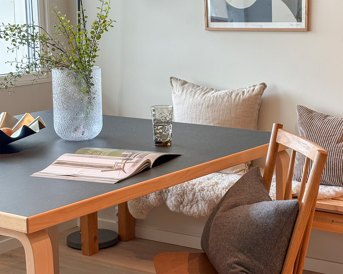 utsnitt av spisebord stylet for salg