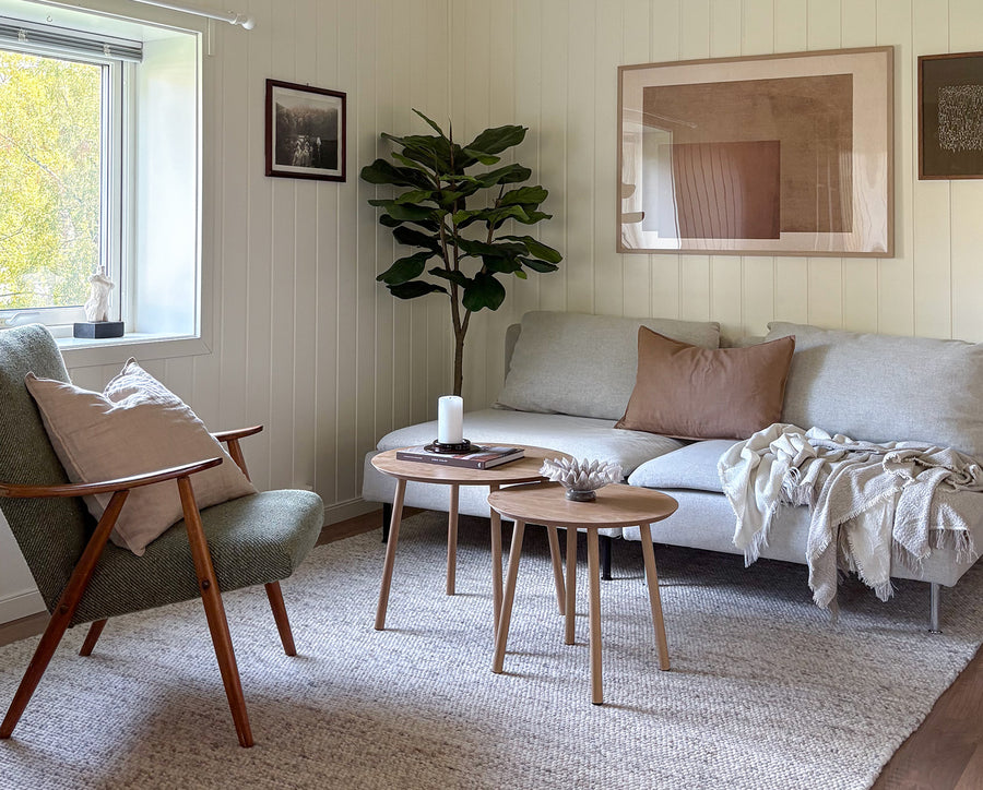 Liten stue stylet til foto og salg